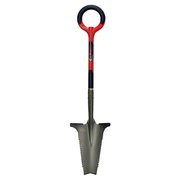 Radius Garden Root Slayer V Shovel, Carbon Steel Blade, Red Polypropylene Handle 22011